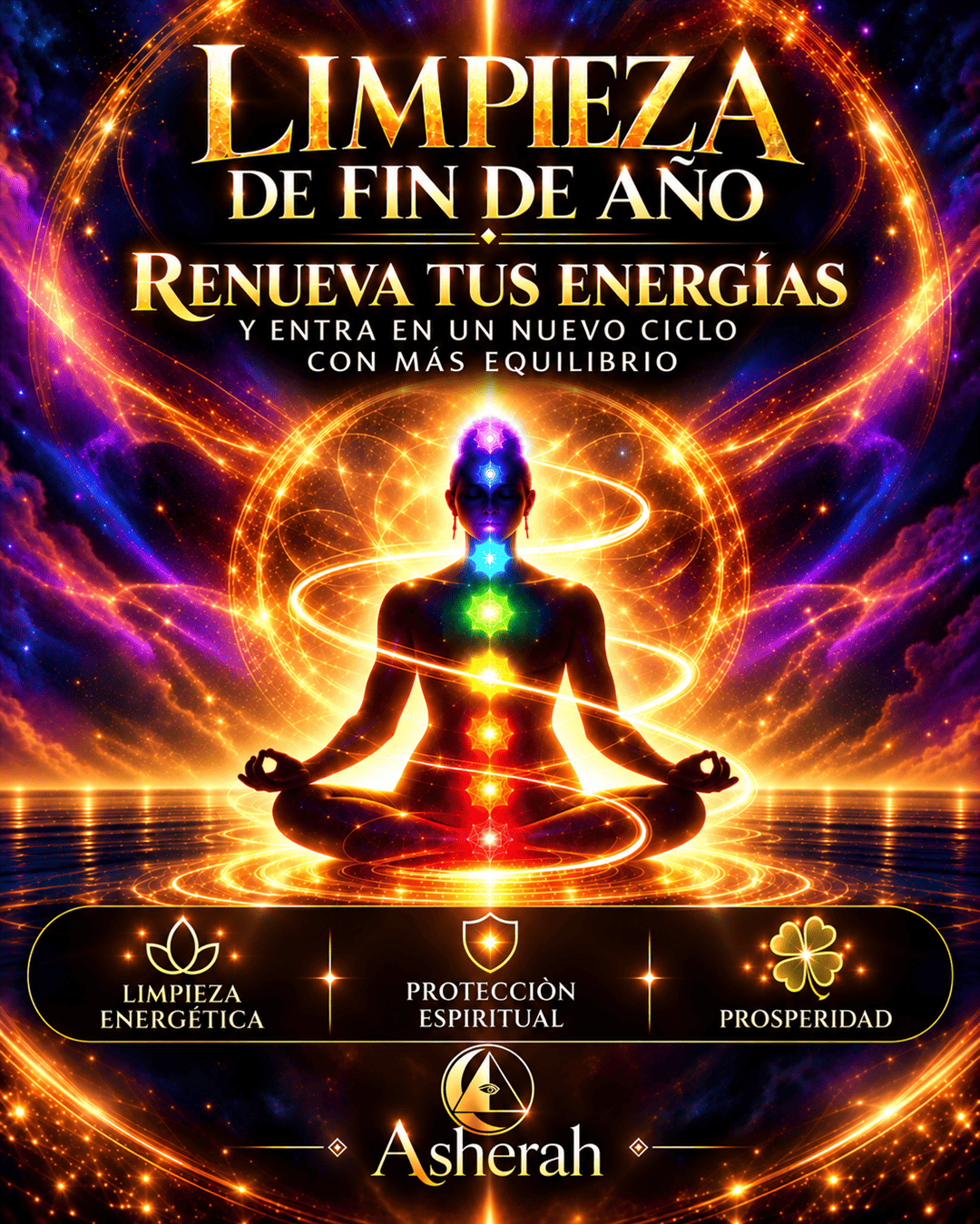 Limpieza espiritual de fim de ano!Para mais informações clique aqui!